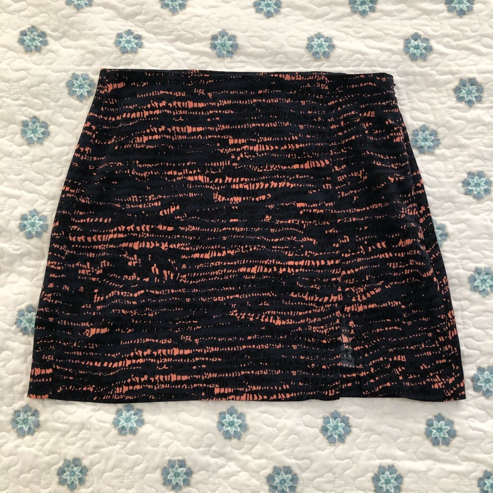 Navy blue pencil skirt